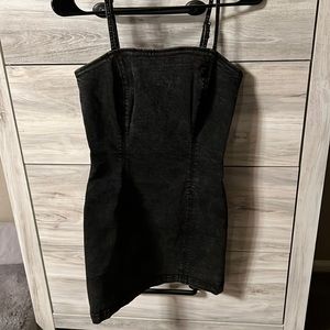 DENIM MINI DRESS